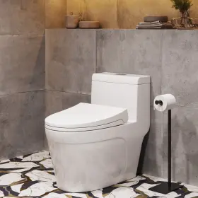 Swiss Madison 810082331721 Cannes One-piece Elongated Toilet Vortex Dual-flush 1.1/1.6 White