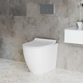 Swiss Madison 810082331967 St. Tropez Back To Wall Concealed Tank Toilet Bowl Bundle In White Swiss Madison 810082331967 St. Tropez Back To Wall Concealed Tank Toilet Bowl Bundle In White