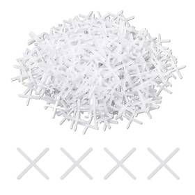 Synhhergyx 2bd5ah3s Tile Spacers 500 Pcs Cross Leveling Clips Floor Wall Plastic 1/16 Inch