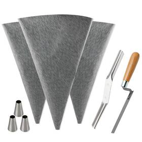 Tahikem Yjus011-grey 3 Pack Tile Grout Masonry Mortar Bag 12 By 24 Heavy Duty Cement Seal