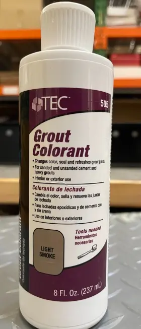 Tec 720468352953 Grout Colorant 505- 8oz Light Smoke