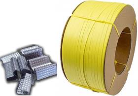 Tecnometales Cnc 687433804797 Bundle - Polypropylene Pp Strapping 3200ft Length 1/2 Inch Width And Heavy Duty O