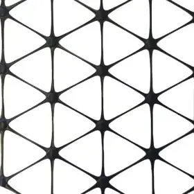 Tensar 445056743748 72 Inch X 60 Ft. Triax Geogrid Black Polypropylene Patio Paver Base