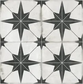 B0bgpjlwnd The Tiles Plaza Peel And Stick Encaustic Backsplash Tile. Black Star Patterned On Se
