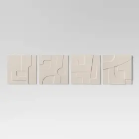 88148075 Threshold 3d Graphic Modern Wall Art Sculpture Set Of 4 12 Inch X12 Tiles 88148075 Threshold 3d Graphic Modern Wall Art Sculpture Set Of 4 12 Inch X12 Tiles