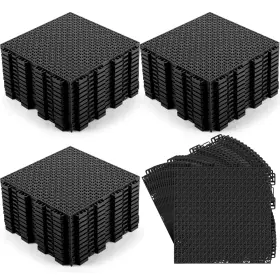Dea-thyle-100 Thyle 50 Pack Drainage Mats Interlocking Rubber Floor Tiles 10 Inch X Non Slip Rubb