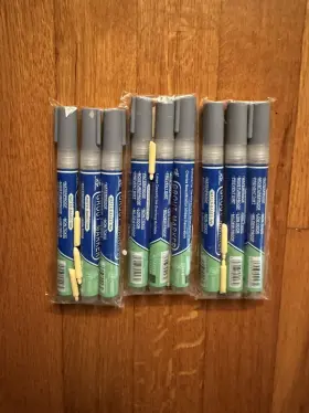 11234 Tiayni 3 Pks 9 Grout Pens Bath Kitchen Shower Tile Repair Reviver Anti-mould - Grey 11234 Tiayni 3 Pks 9 Grout Pens Bath Kitchen Shower Tile Repair Reviver Anti-mould - Grey