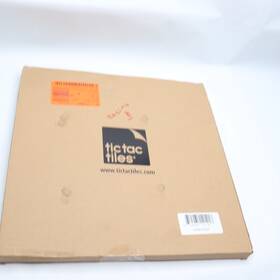 Tic Tac Tiles Thx48-10 10-pk Peel And Stick Tile Thicker Hexagon Black Pvc 12 Inch X