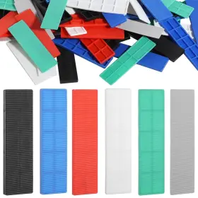 58v5974091on Tideme 120 Pcs Plastic Flat Shims Assorted Size Structural Tile For Leveling