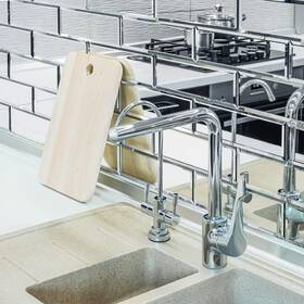 Til 753625077277 3 Inch X10 Glass Mirror Subway Backsplash Kitchen Bathroom Beveled Edge Brick Tile