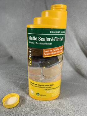 Tile Lab 010186763309 Matte Sealer And Finish 1 Quart For Saltillo All Porous Natural Stone