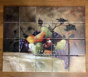 Tile Mural Store 15-1290 Minor Flaws Ceramic Backsplash Kitchen Americas Bounty Malenda Trick