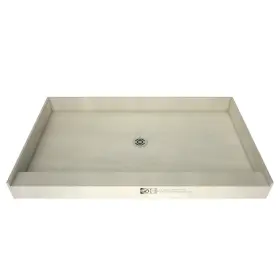 3060c-pvc Tile Redi 3060c Base 30 Inch X 60 Rectangular Shower - Chrome