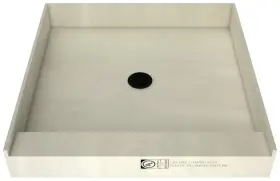 3232c-pvc-mb Tile Redi 3232c-pvc Base 32 Inch X Square Shower - Black
