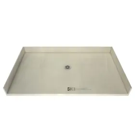 3448cbf-pvc Tile Redi 3448cbf Base 34 Inch X 48 Rectangular Barrier - Chrome