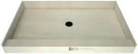 3772c-pvc-mb Tile Redi 3772c-pvc Base 72 Inch X 37 Rectangular Shower - Black