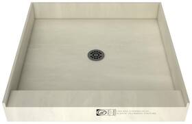 Tile Redi 4242c-pvc-bn 4242c-pvc Base 42 Inch X Square Shower - Nickel