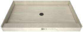 Tile Redi 4248c-pvc-bn 4248c-pvc Base 48 Inch X 42 Rectangular Shower - Nickel