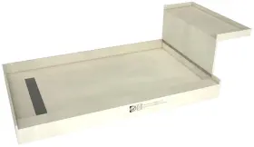 Tile Redi 810023578253 Rt3248lrb32kit Baseftn Bench 60 Inch X 32 Rectangular - Tileable