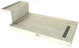 Tile Redi 810023578314 Rt3248rrb32kit Baseftn Bench 60 Inch X 32 Rectangular - Tileable