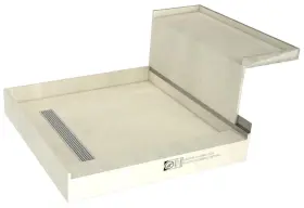 Tile Redi 810023578352 Rt4848lrb48kit Baseftn Bench 60 Inch X 48 Rectangular - Chrome