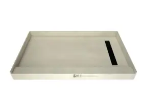Rt4248r-pvc Tile Redi 813130020806 Trench 48 Inch X 42 Rectangular Shower Right Hand