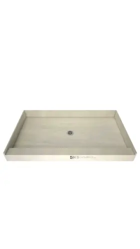 P3248c-pvc Tile Redi Base 48 Inch X 32 Rectangular Shower - Chrome