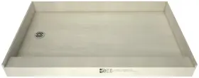 P3448lpvc Tile Redi Base 48 Inch X 34 Rectangular Shower - Chrome