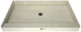 P3648c-pvc-bn Tile Redi P3648c-pvc Base 48 Inch X 36 Rectangular Shower - Nickel
