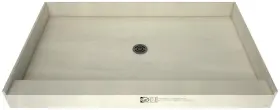 P3672cpvcbn Tile Redi P3672cpvc Base 72 Inch X 36 Rectangular Shower - Nickel