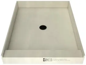 P4236cpvcmb Tile Redi P4236cpvc Base 36 Inch X 42 Rectangular Shower - Black