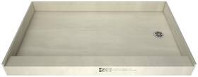 Tile Redi P4248rpvc Base 48 Inch X 42 Rectangular Shower - Chrome
