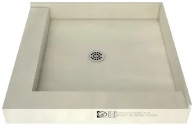 P4848cdlpvc Tile Redi Base 48 Inch X Square Shower - Chrome