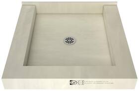 Tile Redi P4848cdtpvc Base 48 Inch X Square Shower - Chrome