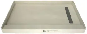 Rt3054rpvcsbn Tile Redi Rt3054rpvcs Trench 54 Inch X 30 Rectangular Shower - Nickel