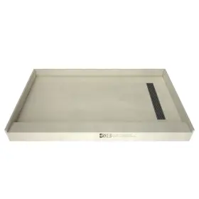 Rt3060r-pvc-sqbn Tile Redi Rt3060r-pvc Trench 30 Inch X 60 Rectangular Shower - Nickel