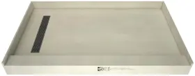 Rt3248l-pvc-bn Tile Redi Rt3248l-pvc Trench 48 Inch X 32 Rectangular Shower - Nickel