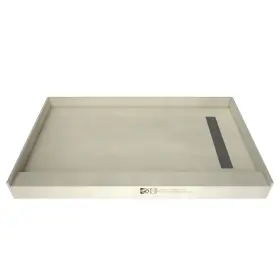 Rt3460r-pvc-bn3 Tile Redi Rt3460r-pvc3 Trench 34 Inch X 60 Rectangular Shower - Nickel
