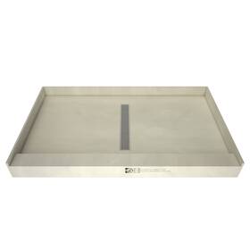 Tile Redi Rt3648c-pvc-pc Rt3648c-pvc Trench 48 Inch X 36 Rectangular Shower - Chrome