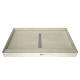 Rt3648c-pvc-pc Tile Redi Rt3648c-pvc Trench 48 Inch X 36 Rectangular Shower - Chrome
