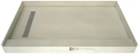Rt3648l-pvc-pc Tile Redi Rt3648l-pvc Trench 48 Inch X 36 Rectangular Shower - Chrome
