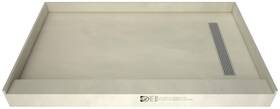 Tile Redi Rt3648r-pvc-pc Rt3648r-pvc Trench 48 Inch X 36 Rectangular Shower - Chrome