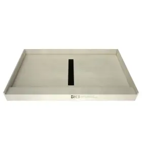 Rt3660c-pvc-mb Tile Redi Rt3660c-pvc Trench 60 Inch X 36 Rectangular Shower - Grey With Matte