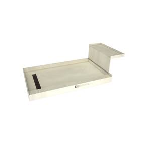 Tile Redi Rt3660l-ob-rb36-kit Rt3660l-rb36-kit Baseftn Bench 72 Inch X 36 Rectangular - Bronze