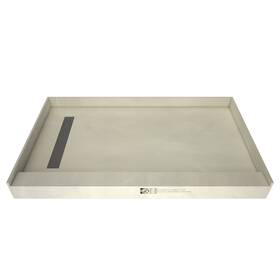 Tile Redi Rt4248l-pvc-tbn Rt4248l-pvc Trench 48 Inch X 42 Rectangular Shower - Tileable
