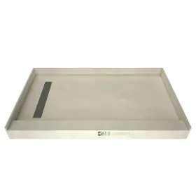 Rt4248l-pvc-tbn Tile Redi Rt4248l-pvc Trench 48 Inch X 42 Rectangular Shower - Tileable Rt4248l-pvc-tbn Tile Redi Rt4248l-pvc Trench 48 Inch X 42 Rectangular Shower - Tileable