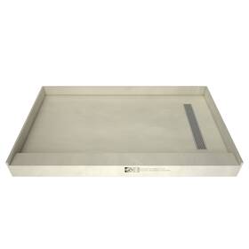 Tile Redi Rt4260r-pvc-sqpc Rt4260r-pvc-sq Trench 42 Inch X 60 Rectangular Shower - Chrome
