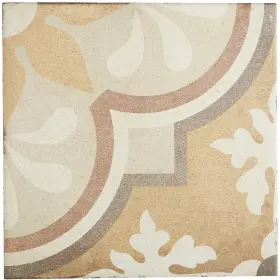 Tilish 081516546596 Porcelain Cement Look 8 X Inch Warm Blend Decorative Tile In Grande Fiore Tilish 081516546596 Porcelain Cement Look 8 X Inch Warm Blend Decorative Tile In Grande Fiore