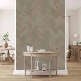 Timberchic 850019429695 1/8 Inch X 3 12 Light Gray Peel And Stick Wooden Decorative Wall 10