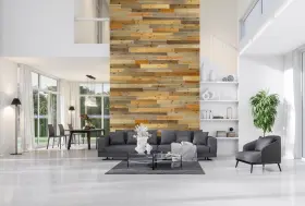 Timberchic 857518007416 River Reclaimed Wooden Wall Planks - Simple Peel And Stick Cove Timberchic 857518007416 River Reclaimed Wooden Wall Planks - Simple Peel And Stick Cove